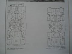 The Nolando Apartments, Washington, DC, 1909, Messrs. Wood, Donn & Deming