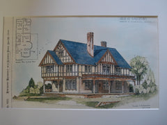 House at Yonkers, Yonkers, NY, 1894, Parish & Schroeder