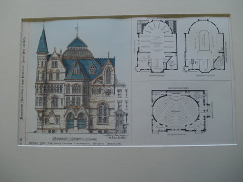 Long Island Historical Society, Brooklyn, NY, 1879, Parfitt Brothers