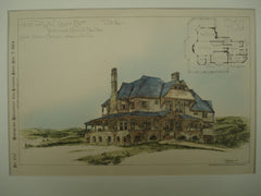 House for Wm. C. Casey, Esq., Tarrytown Heights, NY, 1884, Henry Rutgers Marshall