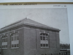 Gymnasium at Georgetown University, Washington, DC, 1909, Ewing & Chappell
