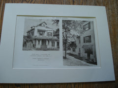 House of A. L. Schaeffer, Esq., University Heights, New York, NY, 1909, Squires & Wynkoop