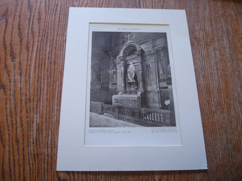 Donovan Memorial Altar at the Church of St. Paul the Apostle , New York, NY, 1909, A. D. Jenkins