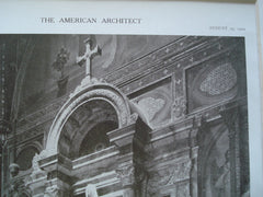 Donovan Memorial Altar at the Church of St. Paul the Apostle , New York, NY, 1909, A. D. Jenkins