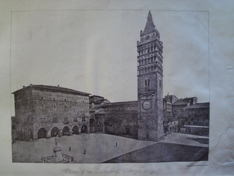 Plaza of the Cathedral, Pistoja, Italy, EUR, 1885, Unknown