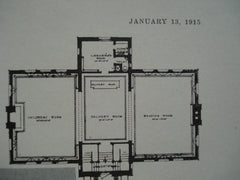 Henry White Warren Branch Library , Denver, CO, 1915, Messrs. William E. Fisher and Arthur A. Fisher