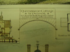 Queensmead Cottage for Colonel Reginald Talbot , Windsor, Ontario, CAN, 1883, Maurice B. Adams