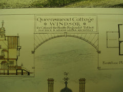 Queensmead Cottage for Colonel Reginald Talbot , Windsor, Ontario, CAN, 1883, Maurice B. Adams