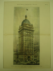 Building on the Corner of Third and Market Streets for Claus Spreckels, Esq., San Francisco, CA, 1897, James W. & Merritt J. Reid