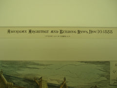 English Basement Dwellings for Col. R. W. Tyler and Geo. A. Woodward , Washington, DC, 1888, T. F. Schneider