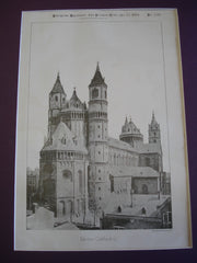 Worms Cathedral, Worms, Germany, EUR, 1885, Unknown