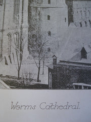 Worms Cathedral, Worms, Germany, EUR, 1885, Unknown