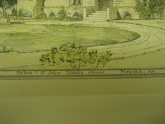 House of John Dixon , Moylan, PA, 1893, Geo. T. Pearson