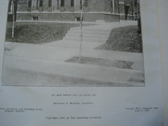 No.4925 Berlin Ave., St. Louis, Missouri. Montrose P. McArdie.1907. Original Photograph