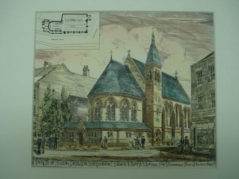 Church of Saint Philip on Charlotte Street , Hull, England, UK, 1883, S. E. Botterill, Son & Bilson