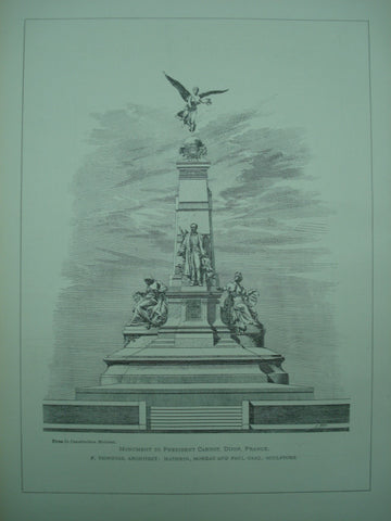 Monument to President Carnot , Dijon, France, EUR, 1899, F. Vionnois