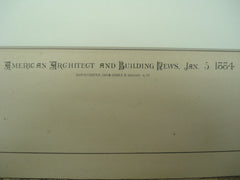 Madison Avenue Methodist Evangelical Church , New York, NY, 1884, R. H. Robertson