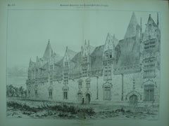 Chateau de Josselin , Morbihan, Brittany, France, EUR, 1886, Unknown