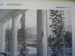 Porch-House of Vanderpoel Adriance. Williamstown, Massachusetts. James Purdon. 1916