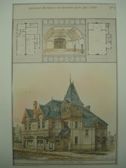 Social Hall , Malden , MA, 1879, Kirby & Lewis