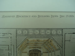 Social Hall , Malden , MA, 1879, Kirby & Lewis