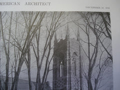 Trinity Episcopal Church, Syracuse, New York. Brazer & Robb. 1916. Original Photograph