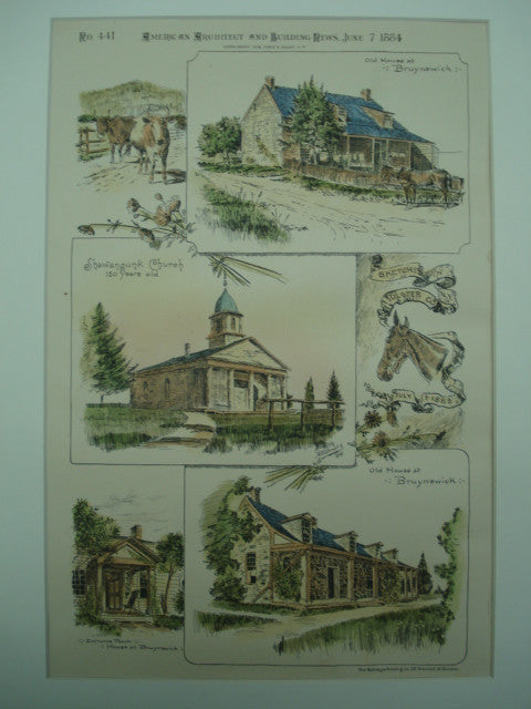 Sketches in Ulster County, New York, Ulster County, NY, 1884, A. E. Davis