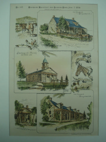 Sketches in Ulster County, New York, Ulster County, NY, 1884, A. E. Davis