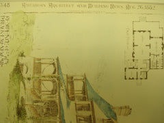 Residence of Wm. D. Black, Esq., New Milford, CT, 1882, Carl Pfeiffer