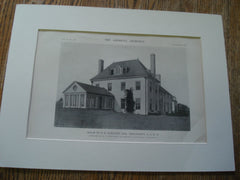 House of E.E. Bartlett,ESQ, Amagansett, L.I., NY. 1916. W.L. Bottomley. Original Photograph