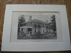 House of Wade H. Davis, ESQ., Atlanta, GA, Exterior, 1916. Edward E. Dougherty. Lithograph