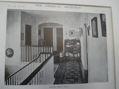 House of George K. Smith, ESQ. Second story hall and staircase views, St. Louis, MO, 1915, Messrs. Roth & Study