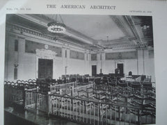 Appellate Division Court Room, Albany County NY, 1916. Hoppin & Koen. Lithograph