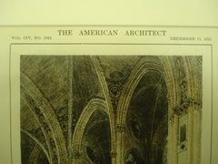 Design Proposed for the Completion of the Cathedral of St. John the Divine , New York, NY, 1913, Ralph Adams Cram