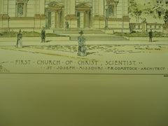 First Church of Christ, Scientist , St. Joseph, MO, 1899, F. R. Comstock