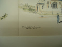 St. Andrew's Church , Detroit, MI, 1894, Cram, Wentworth & Goodhue