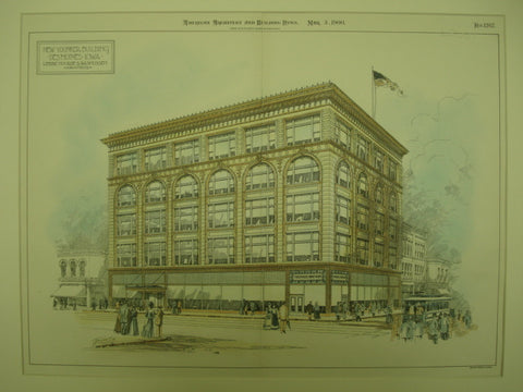 New Younker Building , Des Moines, IA, 1900, Liebbe, Nourse & Rasmussen