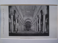Interior of the Recoletu Church , Santiago, Chili, LAM, 1890, Unknown
