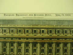 Design for the United States Custom House , New York, NY, 1900, Cass Gilbert