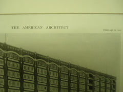 Service Building of Ford Motor Company , Philadelphia, PA, 1915, Albert Kahn
