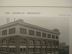 Candy Manufacturing Building for Wallace & Company , Brooklyn, NY, 1915, Howard Chapman