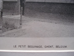 Le Petit Beguinage , Ghent, Belgium, EUR, 1890, Unknown