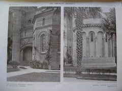 Details of the Flagler Memorial Church , St. Augustine, FL, 1909, Carrere & Hastings