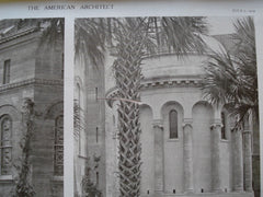 Details of the Flagler Memorial Church , St. Augustine, FL, 1909, Carrere & Hastings