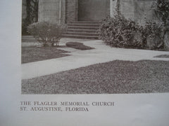 Details of the Flagler Memorial Church , St. Augustine, FL, 1909, Carrere & Hastings