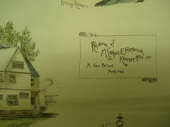 Residence of Mr. Chas. E. Hasbrook , Kansas City, MO, 1885, A. Van Brunt