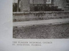 Details of the Flagler Memorial Church , St. Augustine, FL, 1909, Carrere & Hastings