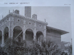 Parsonage for the Flagler Memorial Church , St. Augustine, FL, 1909, Carrere & Hastings
