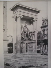 Monument to Peter Cooper , Astor Place, NY, 1897, McKim, Mead & White, Architect(s), Augustus St. Gaudens, Sculptor