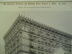 Unity Building , Chicago, IL, 1897, C.J. Warren